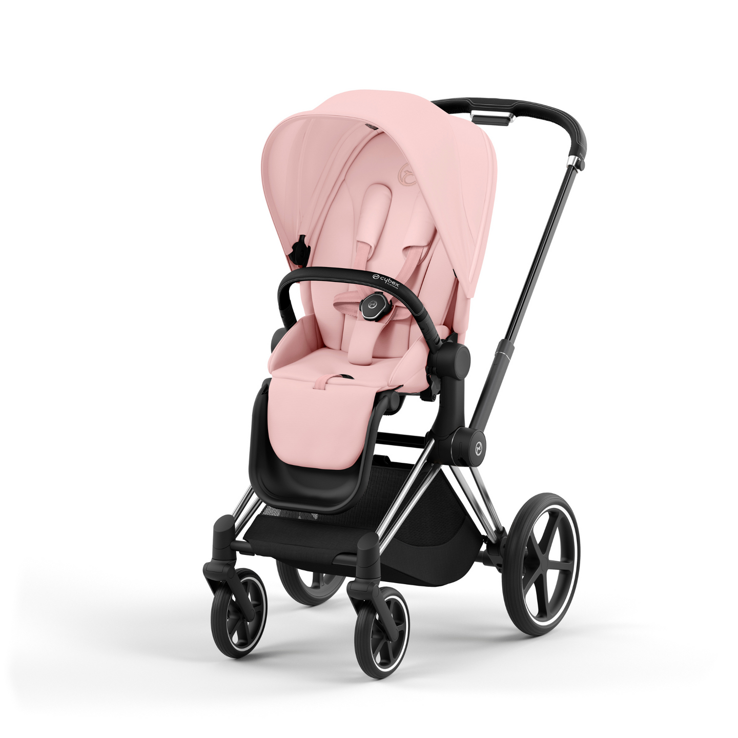 Cybex - Priam Chrome Black Frame with Seat Pack